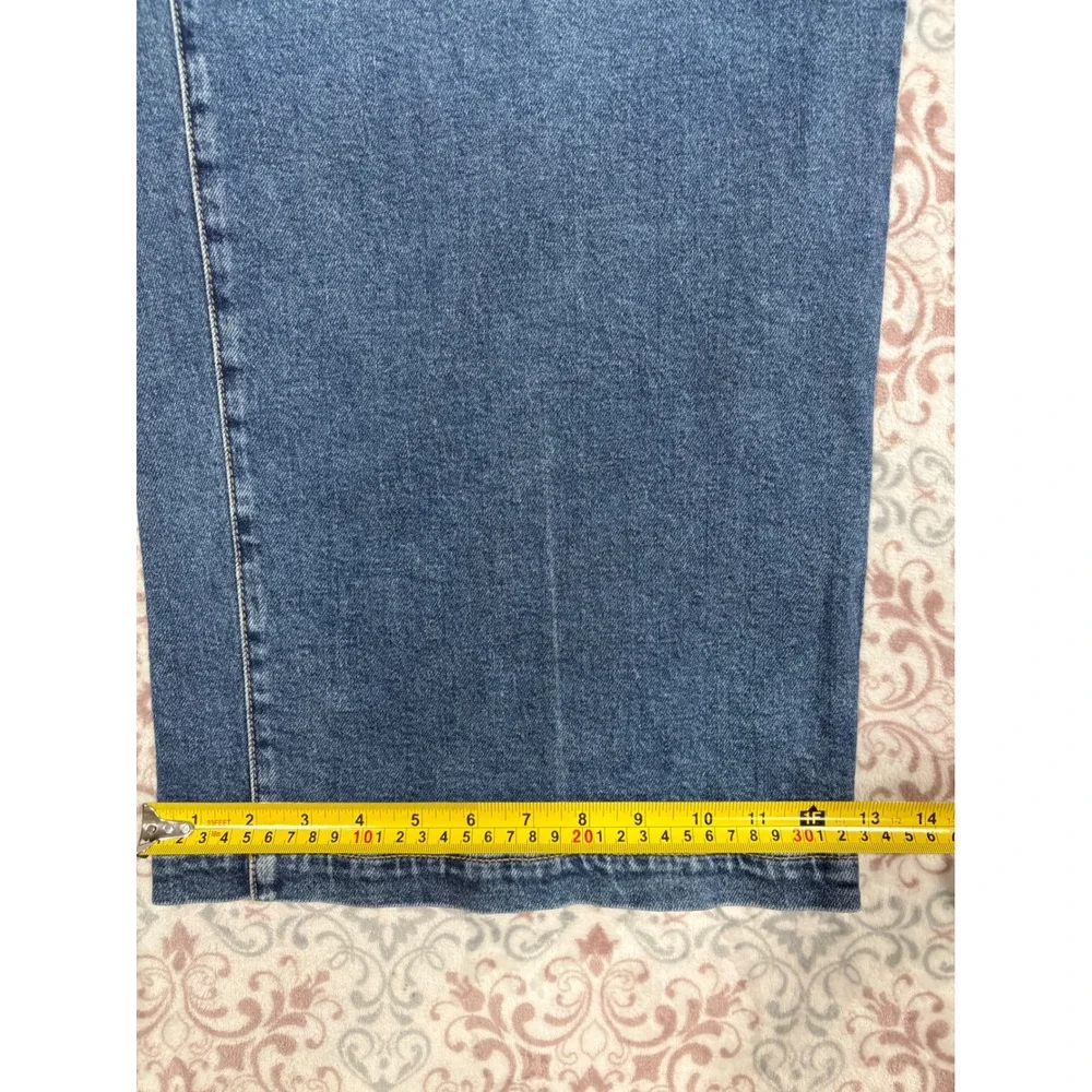 Lane Bryant Signature Fit Ultra High Rise Wide Leg Jeans Medium Wash Blue 20L